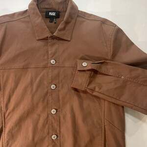 Mens Paige Elsmar Jacket - Deep Mauve size Large Chore Jacket